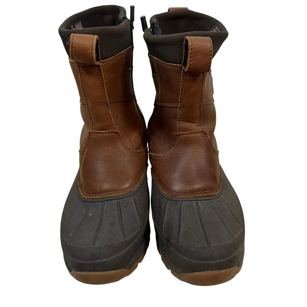 LL Bean Tek2.5 Primaloft Waterproof Winter Boots Mens 9.5 Brown Leather 507166